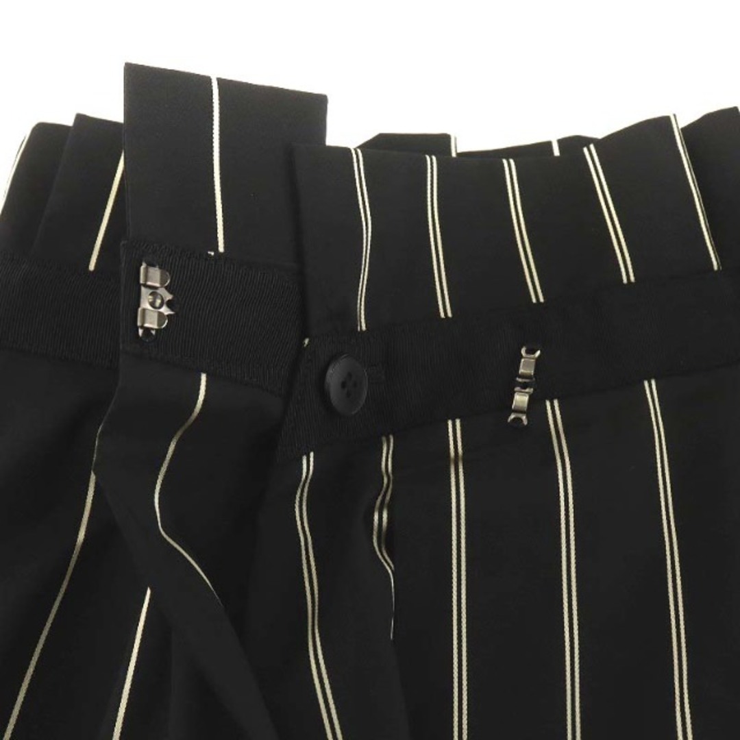 ADORE(アドーア)のアドーア 18SS フレアスカート ミモレ ロング 38 M ベージュ 黒 レディースのスカート(ロングスカート)の商品写真