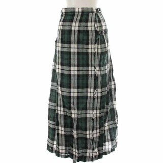 オニール オブ ダブリン ラップスカート 巻きスカート ロング F36 M 緑(ロングスカート)