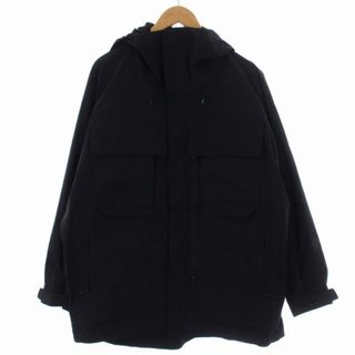 デサント(DESCENTE)のDESCENTE 23SS マウンテンパーカー ジャケット ジップアップ L 黒(マウンテンパーカー)