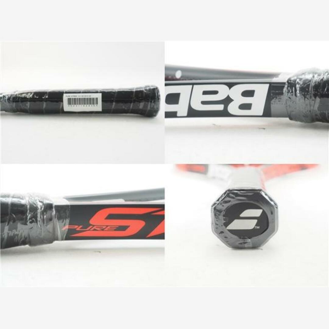 テニスラケット バボラ ピュア ストライク 18×20 2014年モデル【トップバンパー割れ有り】 (G3)BABOLAT PURE STRIKE 18×20 2014G3装着グリップ