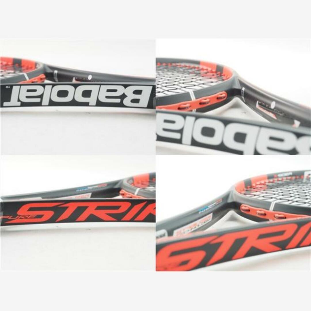 テニスラケット バボラ ピュア ストライク 18×20 2014年モデル【トップバンパー割れ有り】 (G3)BABOLAT PURE STRIKE 18×20 2014G3装着グリップ