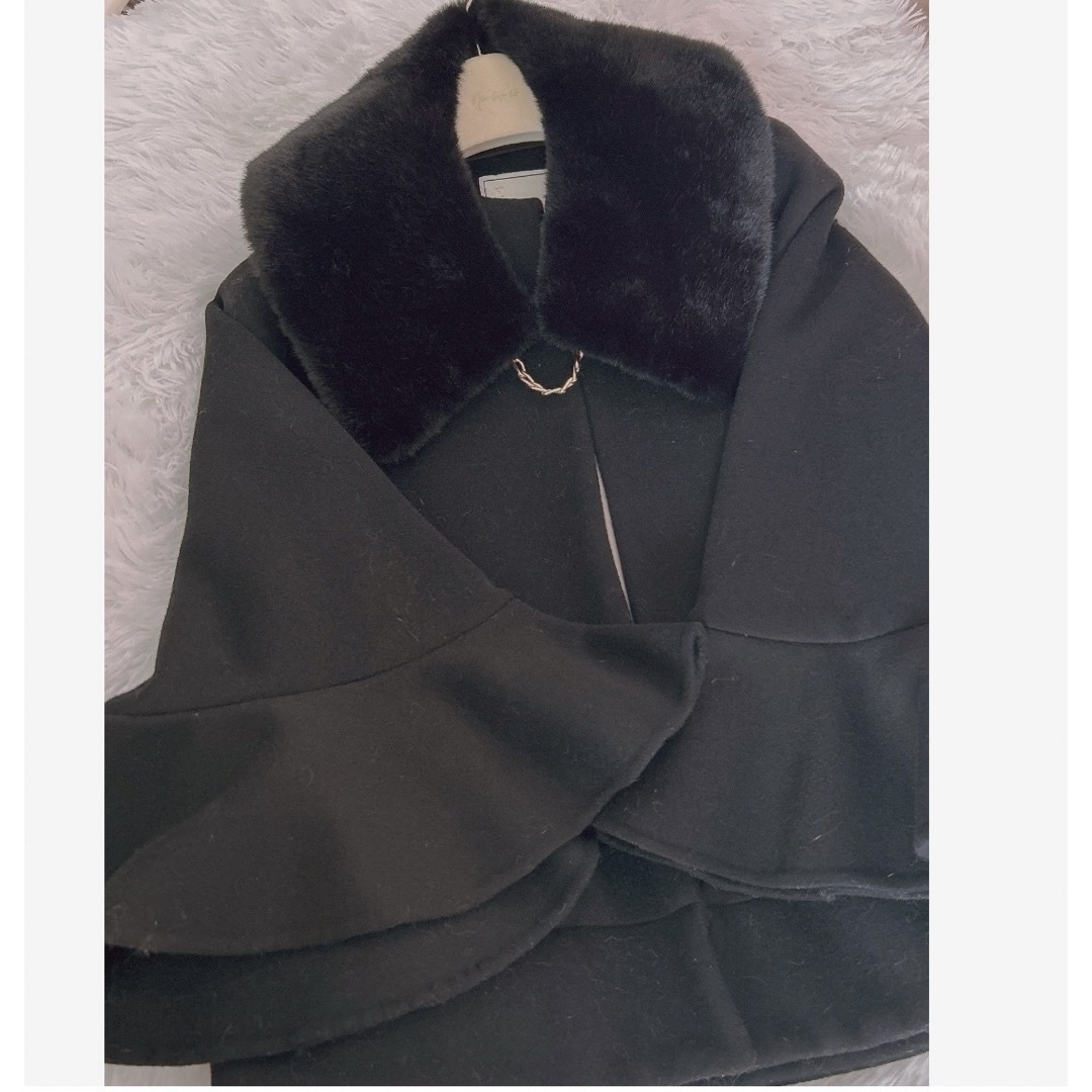 ハーリップトゥ Convertible Faux Fur Tippet Coat ハーリップトゥ Convertible Faux Fur Tippet Coat