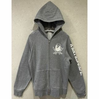 アベイシングエイプ(A BATHING APE)の＊アベイシングエイプ PIRATE 袖ロゴ ダブルジップ パーカー L(パーカー)