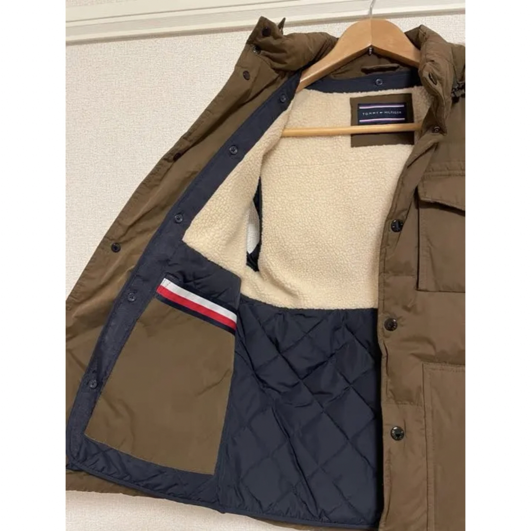 TOMMY HILFIGER(トミーヒルフィガー)のTOMMY ダウンベスト ボア Mサイズ メンズのジャケット/アウター(ダウンベスト)の商品写真