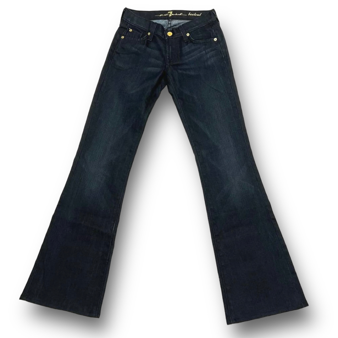 7 for all mankind(セブンフォーオールマンカインド)の美品 セブンフォーオールマンカインド 24-7306000 ブーツカット レディースのパンツ(デニム/ジーンズ)の商品写真