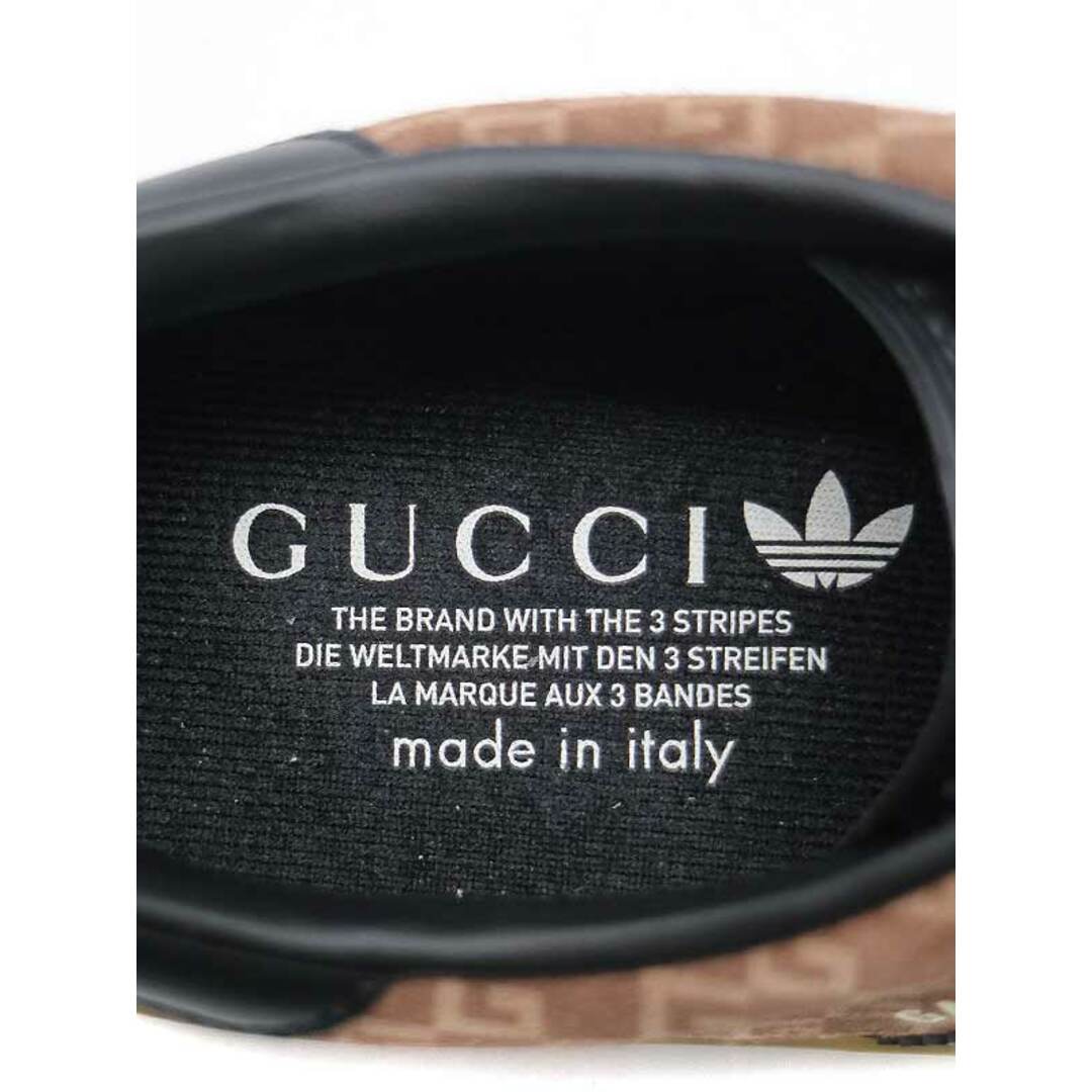 Gucci(グッチ)のGUCCI×adidas グッチ×アディダス 22AW Gazelle Square GG Monogram スニーカー ブラウン 25cm メンズの靴/シューズ(スニーカー)の商品写真