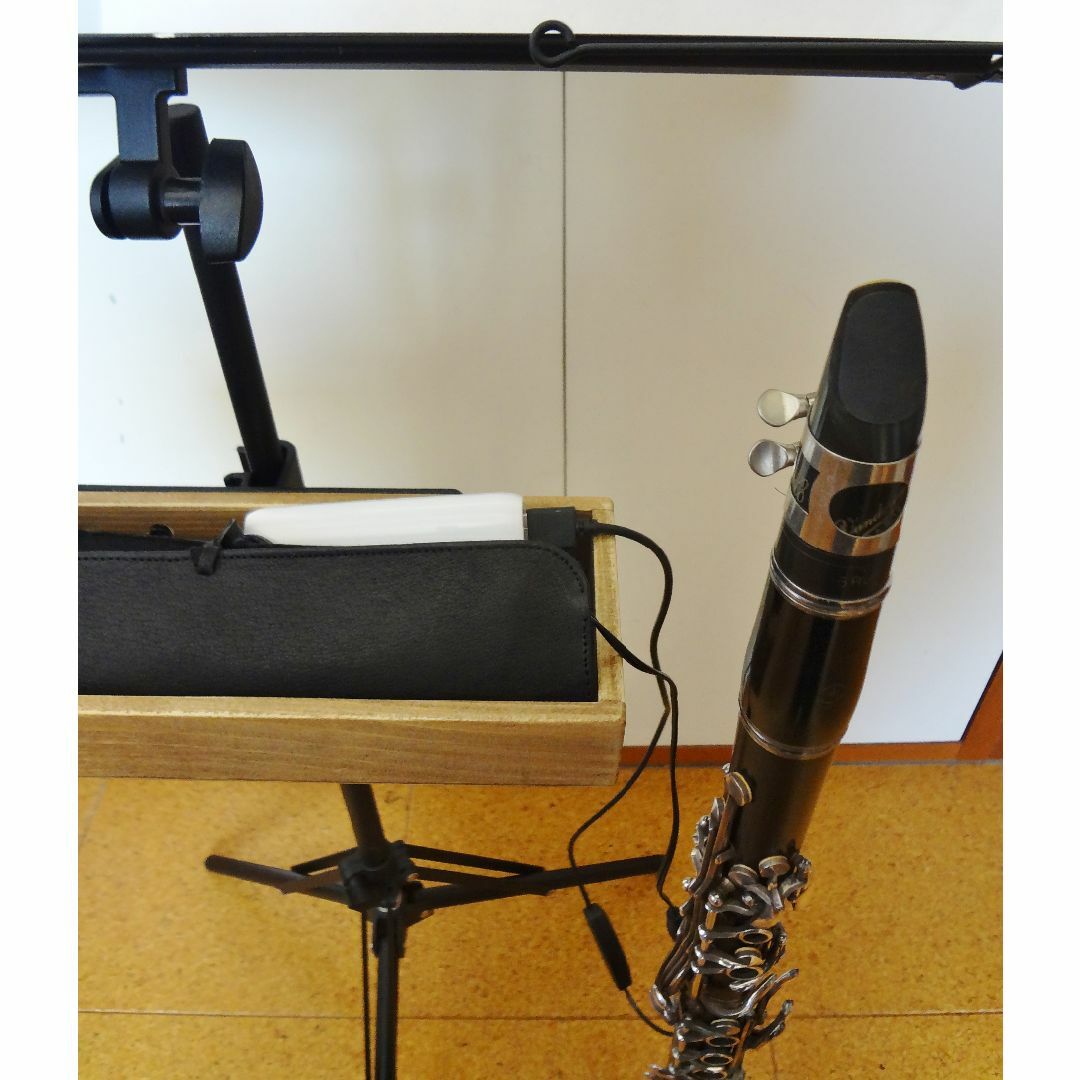 クラリネット/オーボエ保温パッド（ヴェルメンⅢレザー） 楽器の管楽器(クラリネット)の商品写真
