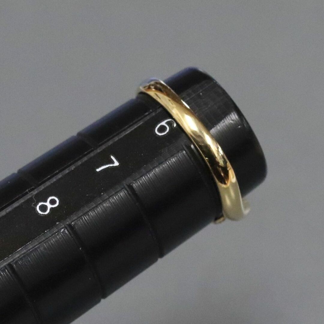 K18ダイヤモンドリング パンサーモチーフ D0.12 2.1g #6 レディースのアクセサリー(リング(指輪))の商品写真