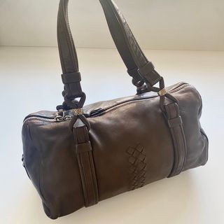 ボッテガヴェネタ(Bottega Veneta)のBOTTEGA VENETA（ボッテガヴェネタ）レザーハンドバッグトートバッグ(トートバッグ)