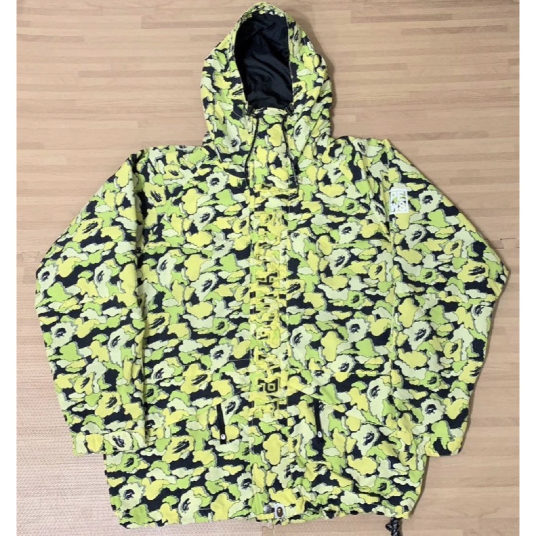 BAPE パーカー　レア　アベイシングエイプ　緑　シャーク