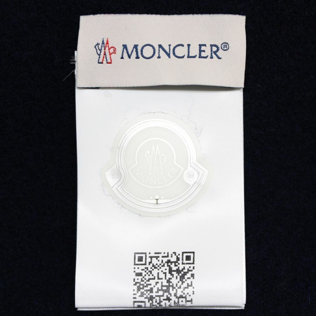 MONCLER - 送料無料 134 MONCLER SCIARPA ネイビー カシミヤ混合