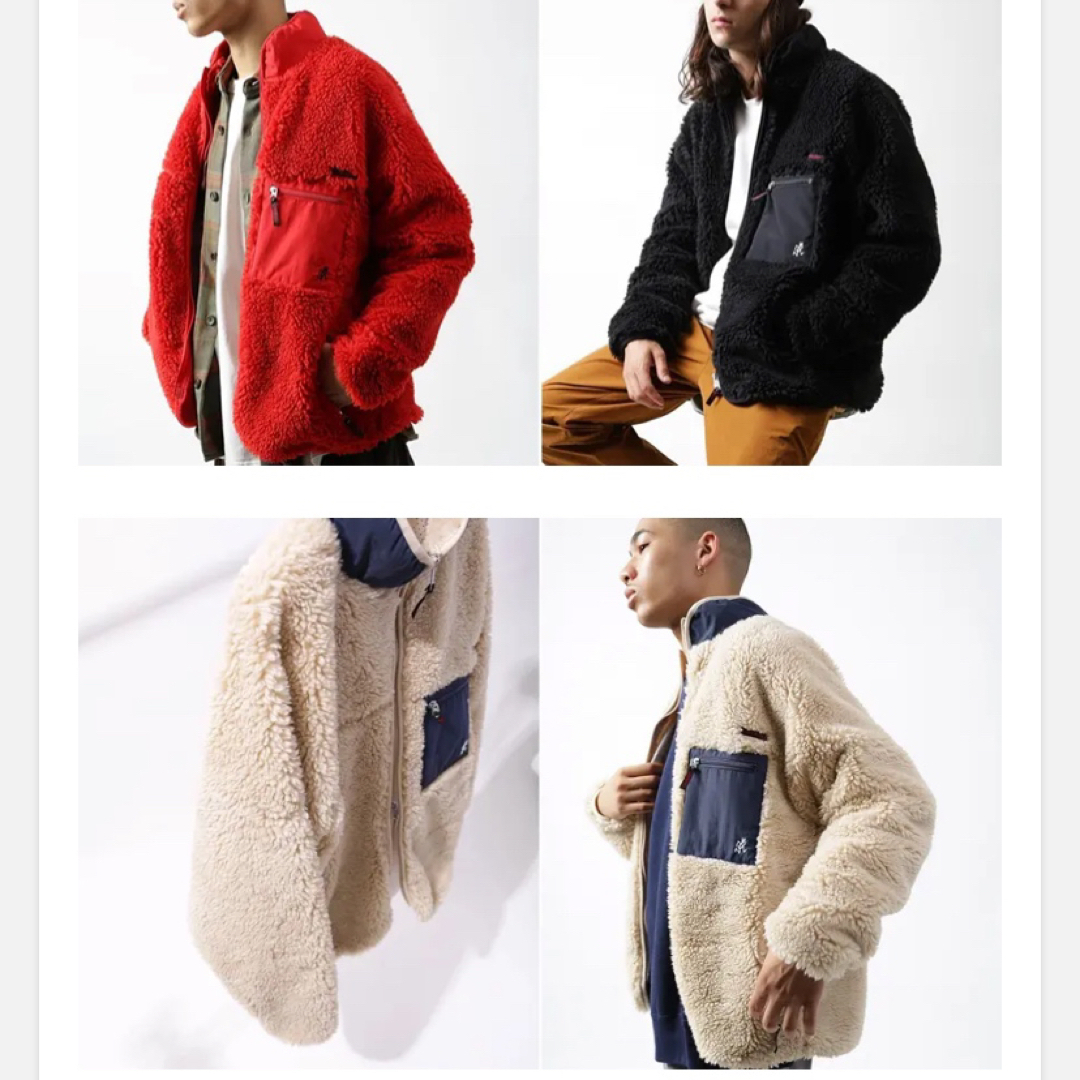 Gramicci×FREAK'S STORE グラミチ 別注ボアフリースブルゾン