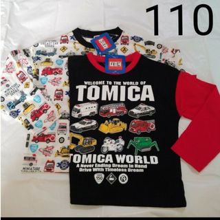 タカラトミー(Takara Tomy)の110cm　長袖Tシャツ2枚セット　トミカ(Tシャツ/カットソー)