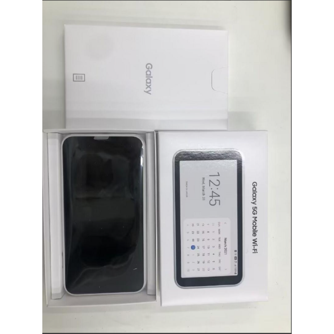SAMSUNG Galaxy 5G Mobile Wi-Fi SCR01充電器付 - メルカリ