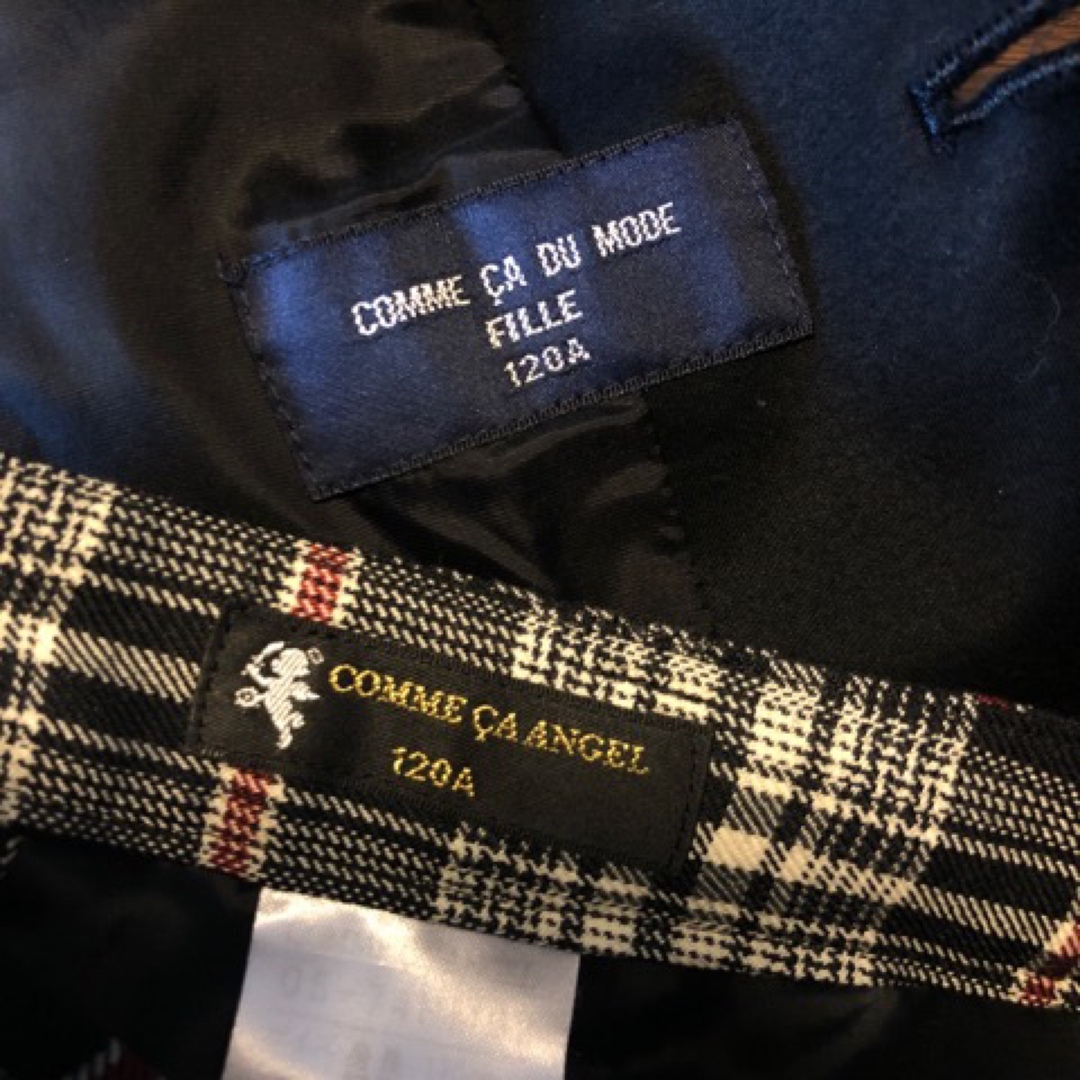 COMME CA DU MODE(コムサデモード)のコムサ　スーツ　セットアップ　120 キッズ/ベビー/マタニティのキッズ服男の子用(90cm~)(ドレス/フォーマル)の商品写真