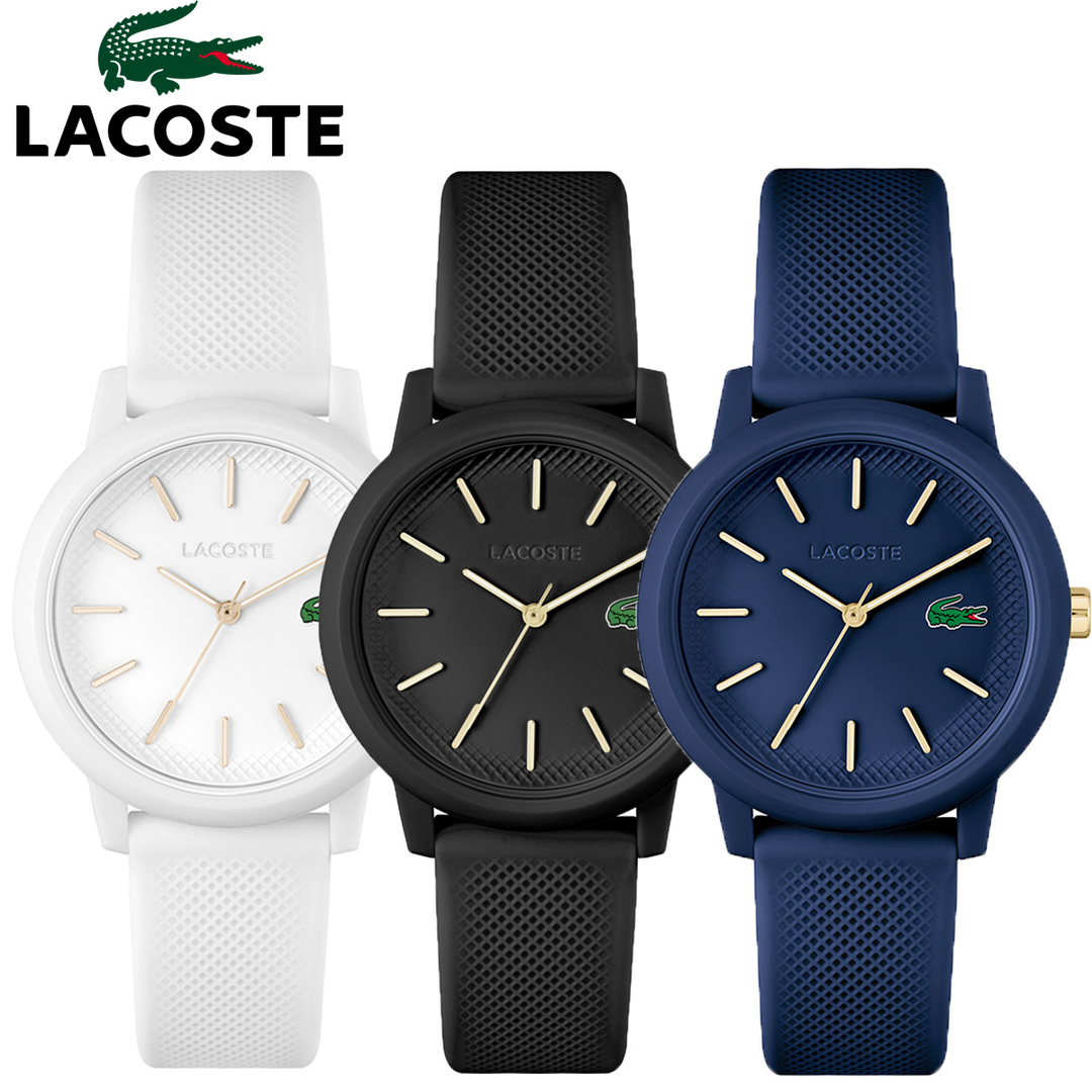 LACOSTE ラコステ L.12.12 36mm 腕時計 アナログ レディース ウォッチ 女性 ブラック ホワイト ネイビー ゴールド ミドルサイズ  ボーイズサイズ キッズ 子供 防水 軽量 2001211 2001212 2001271 ギフト プレゼント | フリマアプリ ラクマ