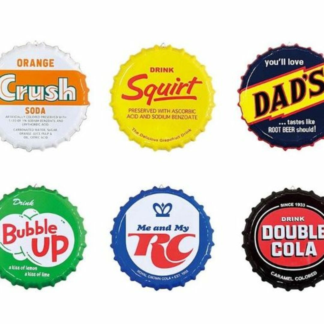 Bottle Cap Sign/ORANGE SODA インテリア/住まい/日用品のインテリア小物(その他)の商品写真