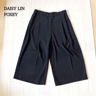 FOXEY NEW YORK ワイドパンツ ガウチョパンツ 42 フォクシー