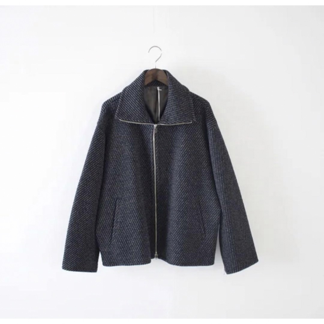 YOKE - YOKE 23aw front zip stand collar blousonの通販 by YOKE - YOKE 23aw front zip stand collar blousonの通販 by
