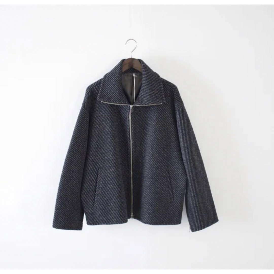 ブルゾンYOKE 23aw front zip stand collar blouson