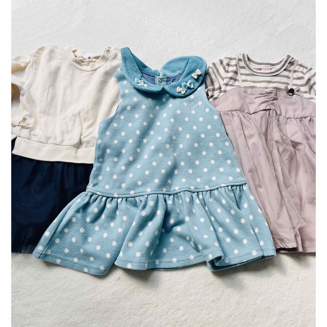 最終値下価格！baby GAP☆ワンピース 水色 80〜90センチ