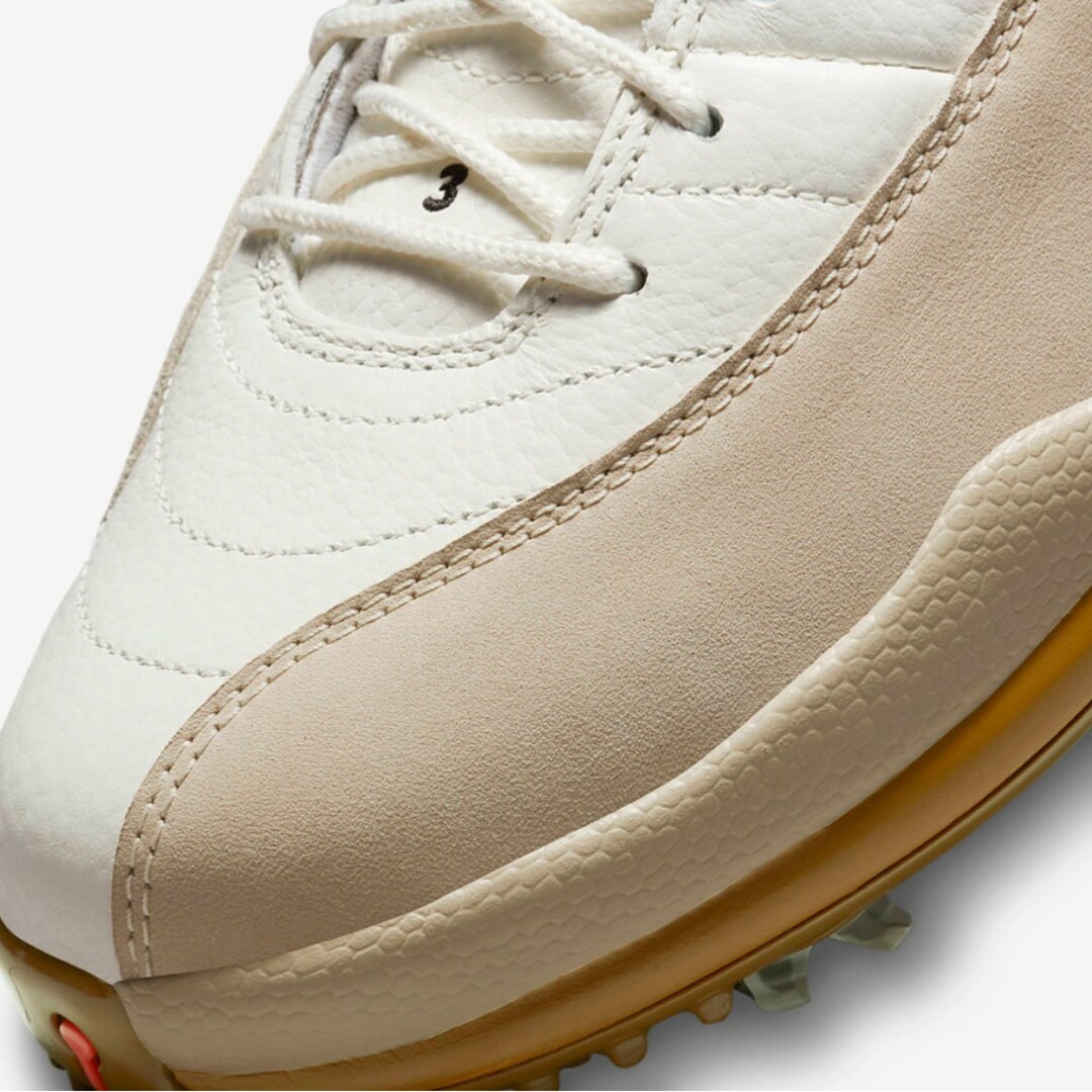 Jordan Brand（NIKE）(ジョーダン)のNIKEナイキAIRJORDAN12LOWGOLF Driftwood 25.5 スポーツ/アウトドアのゴルフ(シューズ)の商品写真