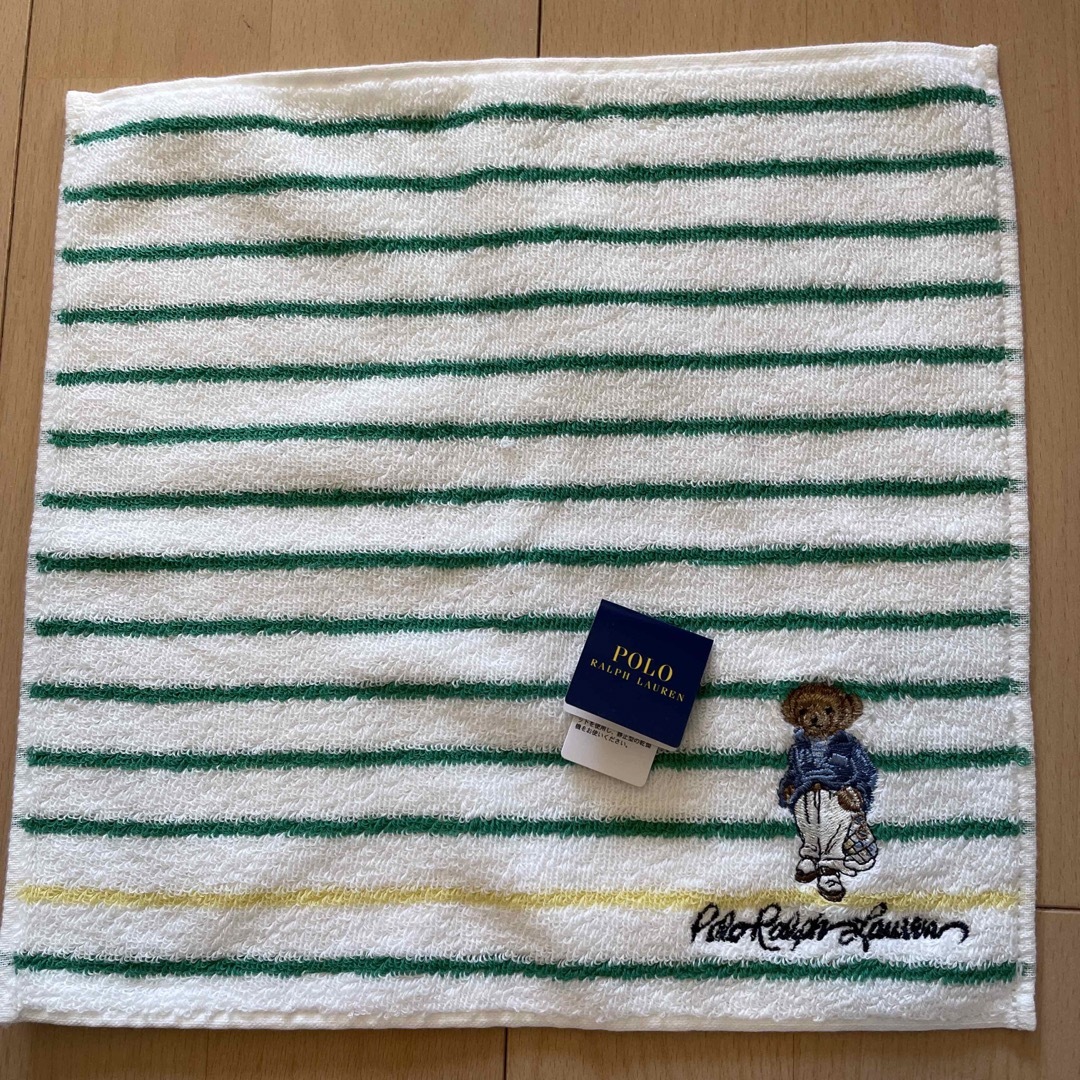 POLO RALPH LAUREN(ポロラルフローレン)の新品☆タオルハンカチ　ポロラルフローレン　ポロベア レディースのファッション小物(ハンカチ)の商品写真