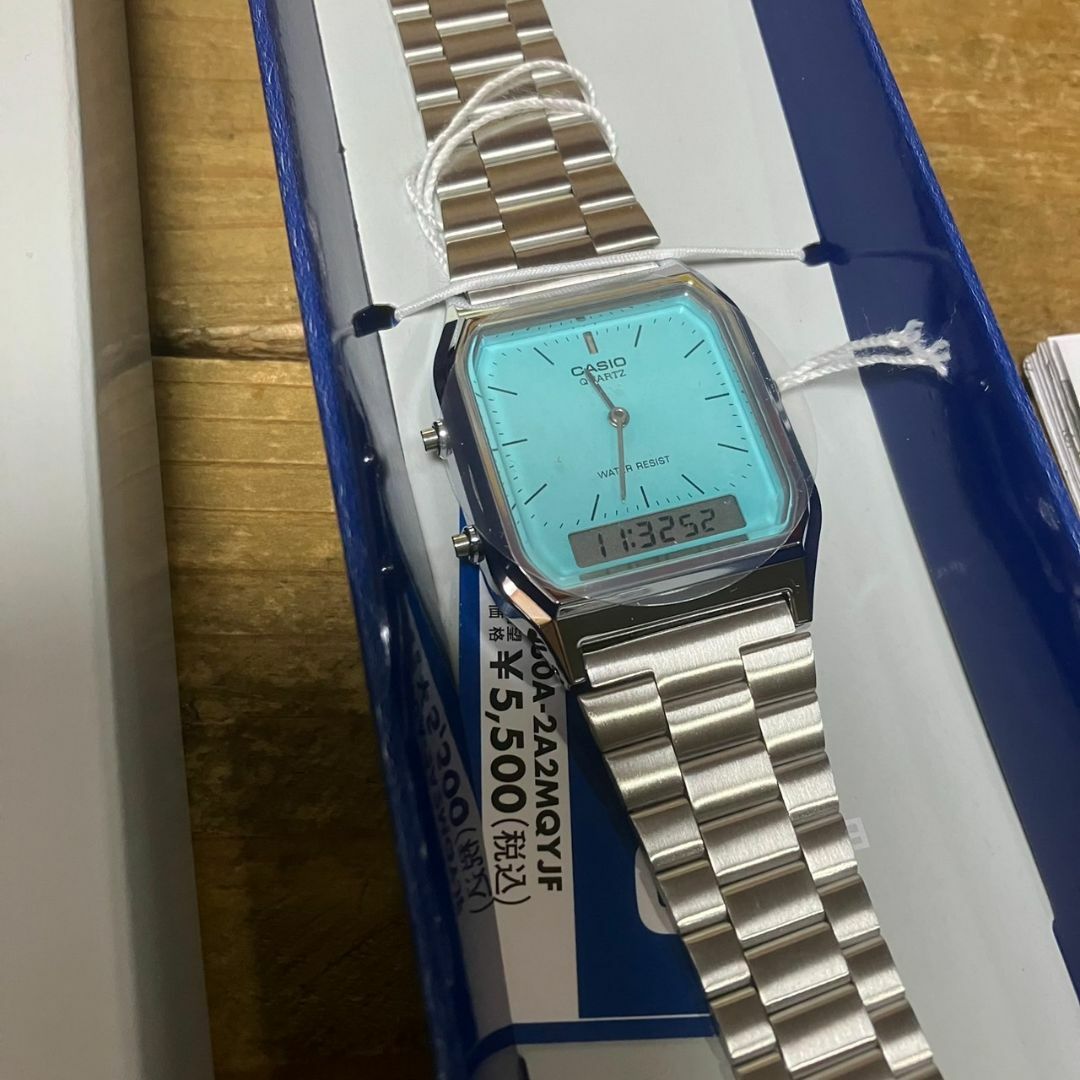 CASIO 腕時計 Tiffany ブルー