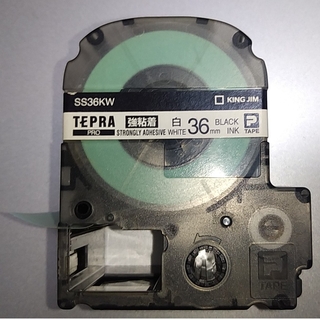 キングジム(キングジム)のTEPRA PRO TAPEテプラプロテープ 白３６㎜(テープ/マスキングテープ)
