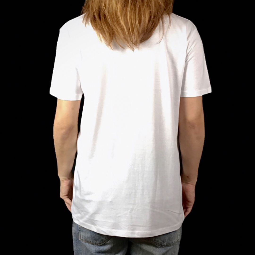 新品 ビートルズ ドラム ドラマー リンゴスター アップル 林檎かじり Tシャツ メンズのトップス(Tシャツ/カットソー(半袖/袖なし))の商品写真