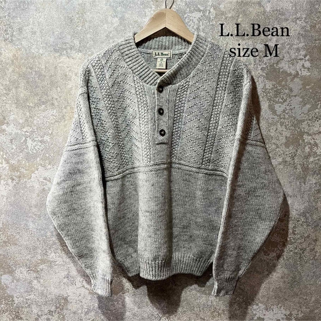 L.L.Bean スコットランド製 ニット セーター エルエルビーンエルエルビーン