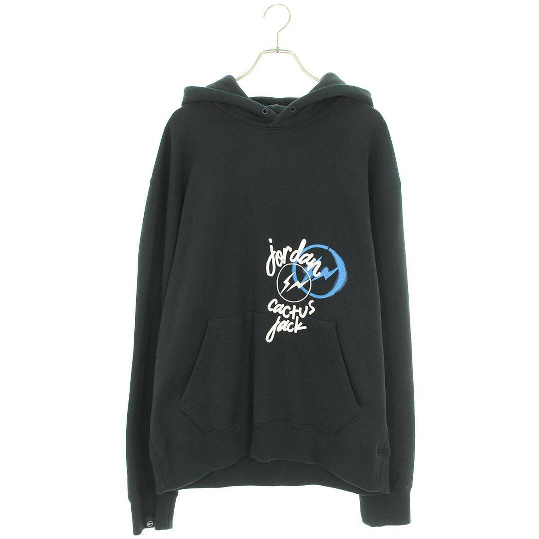 ナイキ ×トラビススコット Travis Scott  Tsf Fleece Pullover Hoodie DJ0615-010 ×フラグメントデザイン ジョーダンプリントパーカー メンズ L