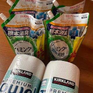 カークランド(KIRKLAND)のハミング　柔軟剤＆コストコ　キッチンペーパーセット(日用品/生活雑貨)