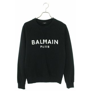 バルマン(BALMAIN)のバルマン  JQ0058829 ロゴプリントクルーネックスウェット メンズ XS(スウェット)