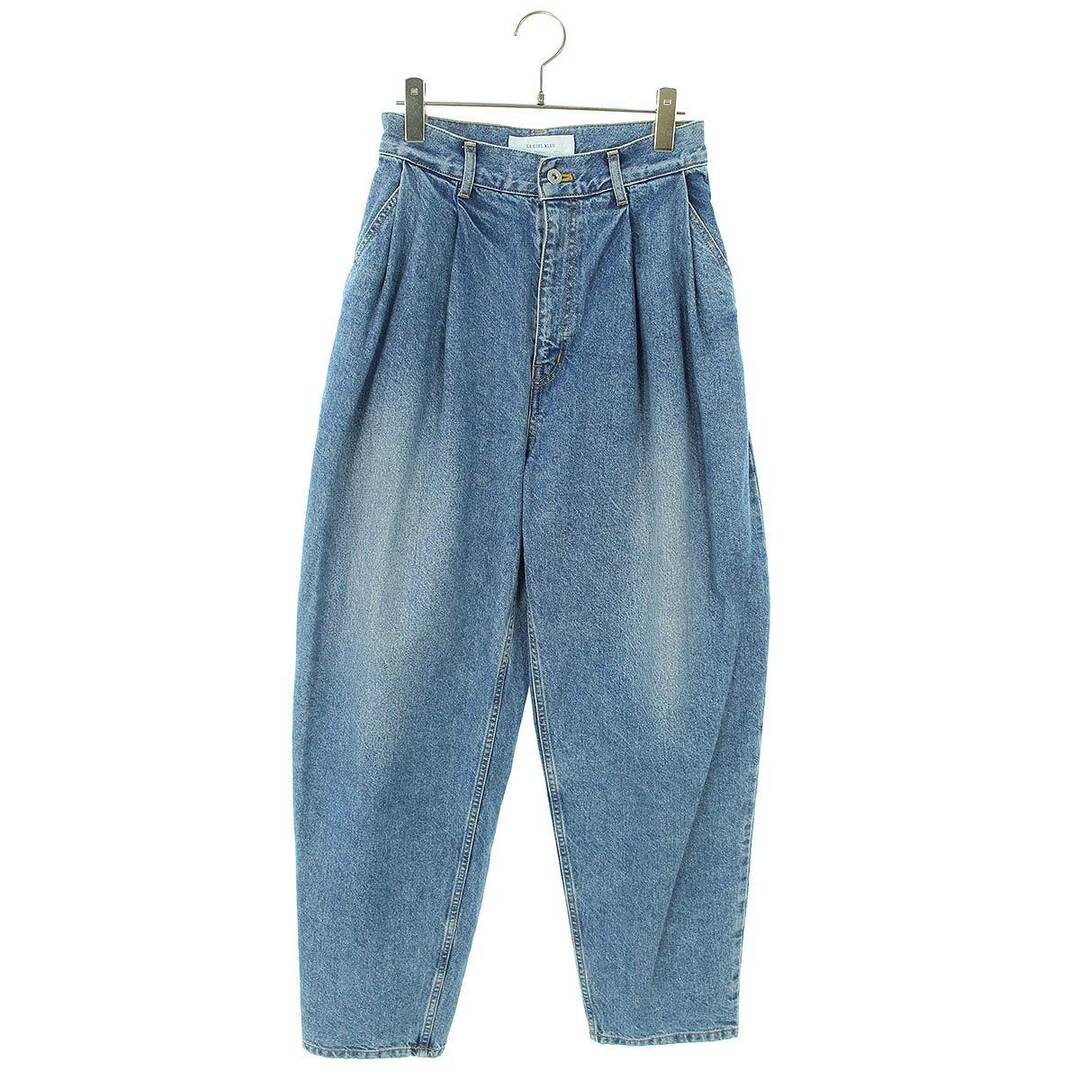 LE CIEL BLEU(ルシェルブルー)のルシェルブルー  24S68306 Tailored Peg Jeans タック入りデニムパンツ レディース 38 レディースのパンツ(デニム/ジーンズ)の商品写真