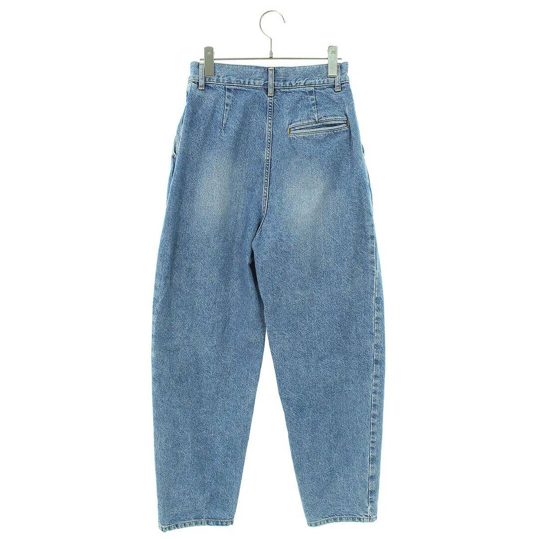 LE CIEL BLEU(ルシェルブルー)のルシェルブルー  24S68306 Tailored Peg Jeans タック入りデニムパンツ レディース 38 レディースのパンツ(デニム/ジーンズ)の商品写真