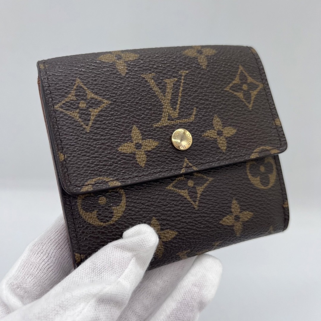 LOUIS VUITTON - 美品！ヴィトン モノグラム Wホック 折り財布の通販 ...