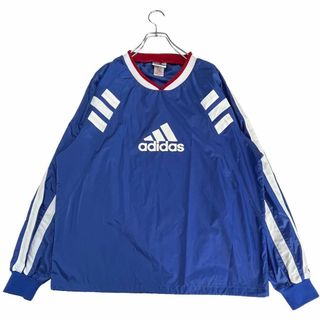 Y2K Adidas ナイロン プルオーバー ジャケット ジャージ テック