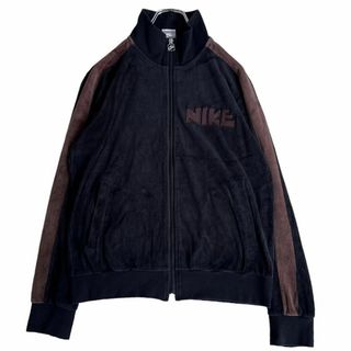 NIKE - 4484 NIKE トラックジャケット ベロア ゴツナイキ ブラックの ...