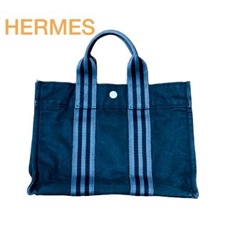 エルメス(Hermes)のエルメス◆フールトゥ PM◆ブラック◆国内直営店購入(トートバッグ)