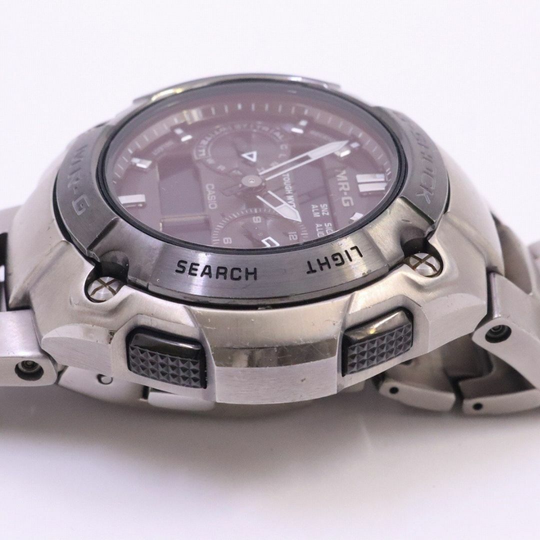 カシオ G-SHOCK MR-G ソーラー電波 アナデジモデル メンズ 腕時計 チタン グレー文字盤 MRG-7600D-1BJF