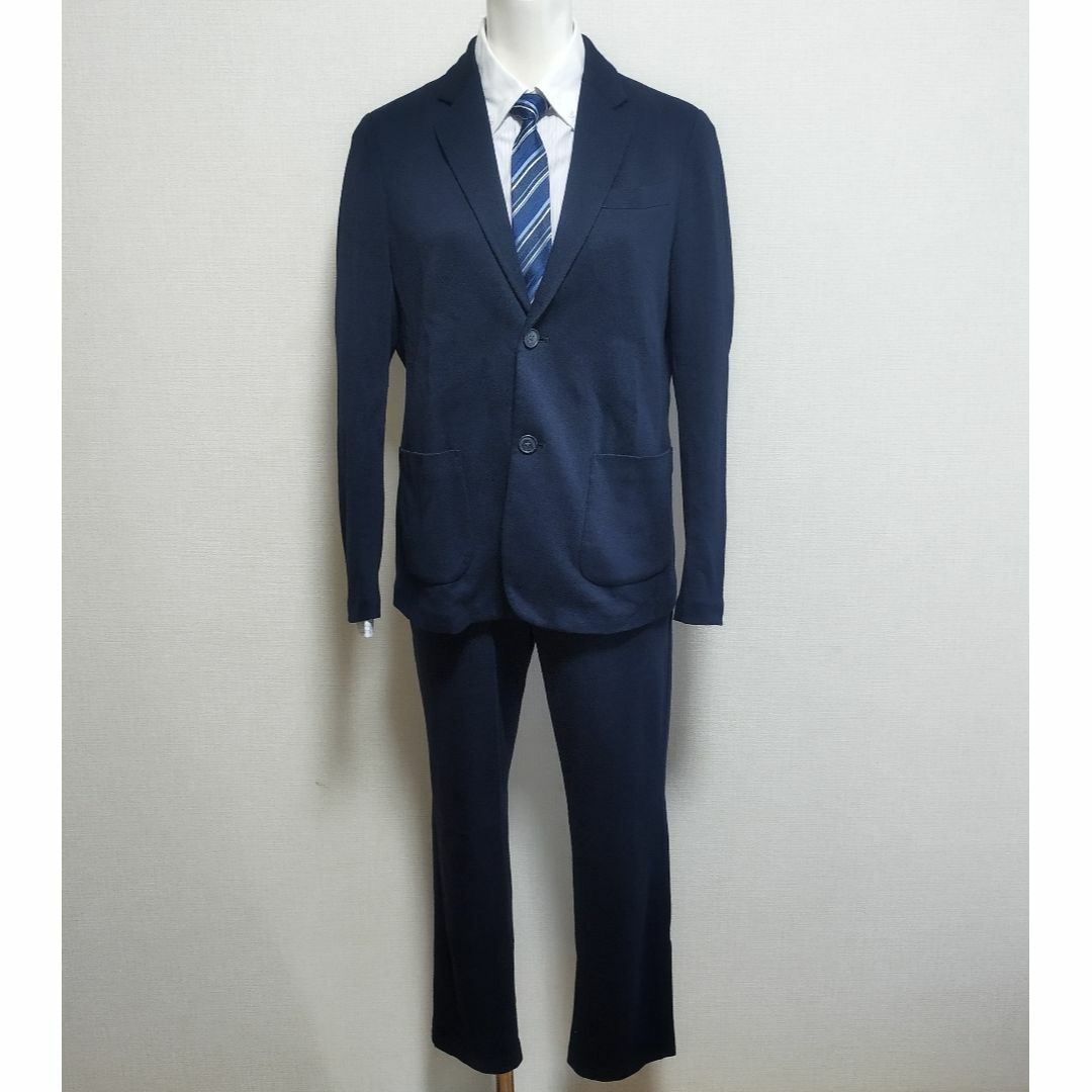 UNIQLO - 超美品160男の子 ユニクロ コンフォートジャケットパンツ卒業 UNIQLO - 超美品160男の子 ユニクロ コンフォートジャケットパンツ卒業
