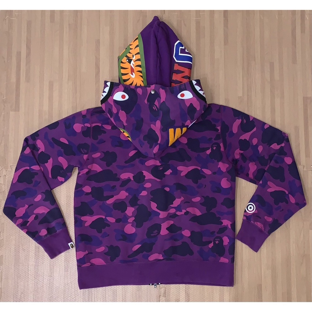 A BATHING APE エイプ シャーク パーカー XL