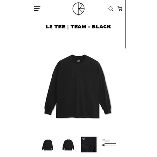 ポラール(POLAR)のpolar LS TEE | TEAM - BLACK(Tシャツ/カットソー(七分/長袖))
