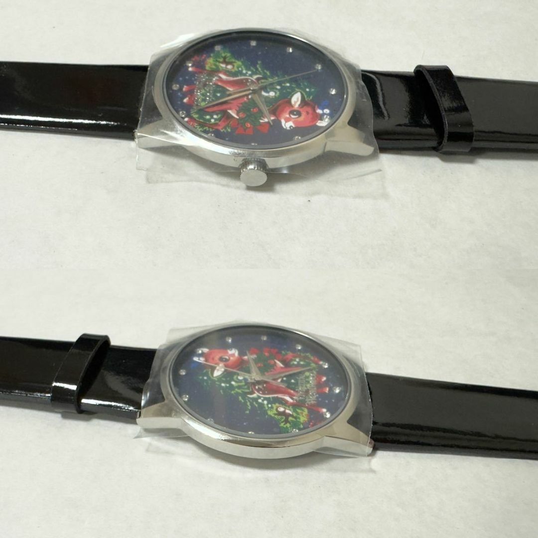 新品 ヴィヴィアンウエストウッド 腕時計 バンビ クリスマス 150本限定ピンクゴールド×ダークレッド