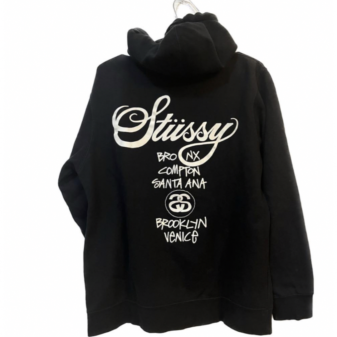 STUSSY - 値下Stussy World Tour Hood ステューシーパーカー長袖メンズ