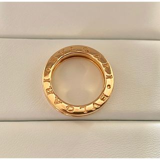 ブルガリ(BVLGARI)の美品 ブルガリ ビーゼロワン リング K18 ピンクゴールド 8号　18金(リング(指輪))