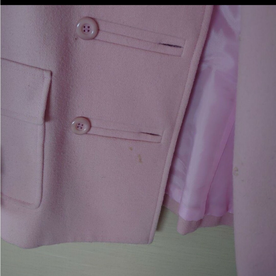 Ｐコート　ピンク レディースのジャケット/アウター(ピーコート)の商品写真