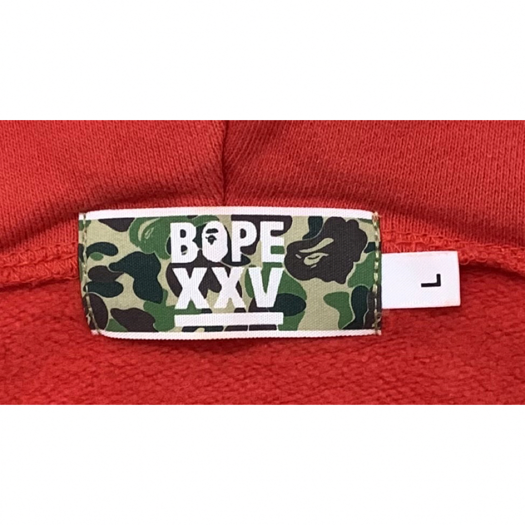 A BATHING APE(アベイシングエイプ)の激レア APE XXV APE HEADパーカー L シャークパーカー kaws メンズのトップス(パーカー)の商品写真