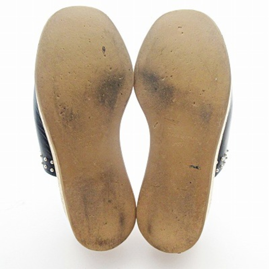 J&M DAVIDSON(ジェイアンドエムデヴィッドソン)のジェイ&エムデヴィッドソン コルク ウェッジソール サンダル スタッズ 35 レディースの靴/シューズ(サンダル)の商品写真